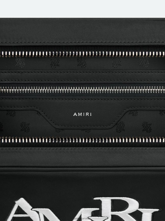 Accessories AMIRI Brand Staggered Large Camera Case Black Unisex ZXNJX8410