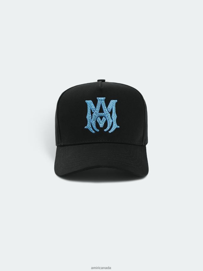 Accessories AMIRI Crystal Ma Full Canvas Black Blue Unisex ZXNJX8423