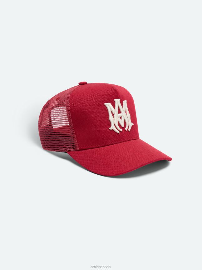 Accessories AMIRI Ma Logo Trucker Hat Red Unisex ZXNJX8435