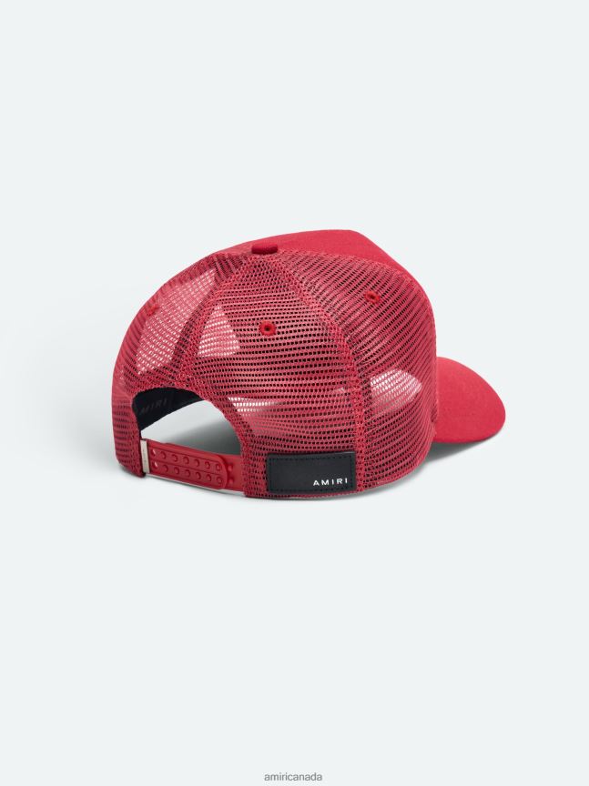 Accessories AMIRI Ma Logo Trucker Hat Red Unisex ZXNJX8435