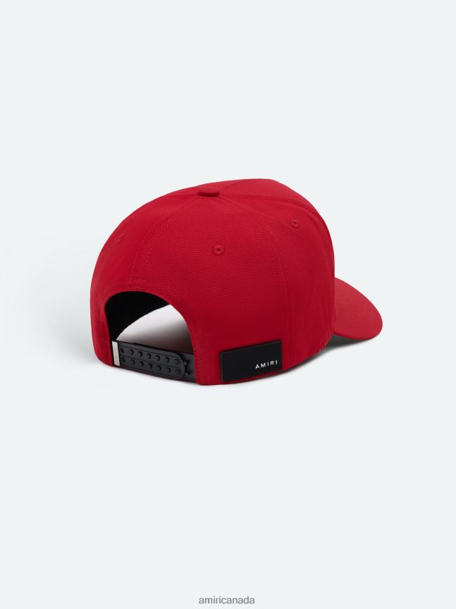 Accessories AMIRI Xo Full Canvas Hat Red/Black Unisex ZXNJX8413