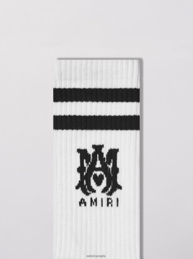 Accessories AMIRI Ribbed M.A. Athletic Socks Black Unisex ZXNJX8448