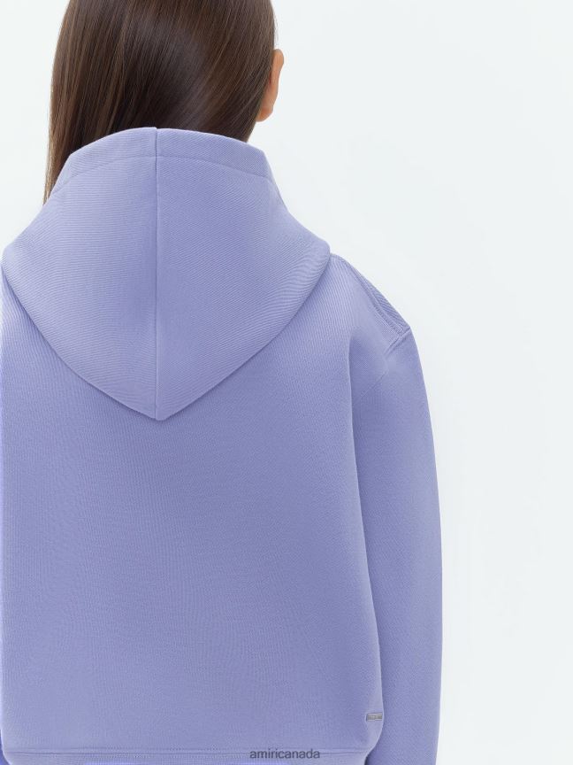 Clothing AMIRI Brand Ma Gradient Bar Hoodie Persian Violet Kids ZXNJX8352