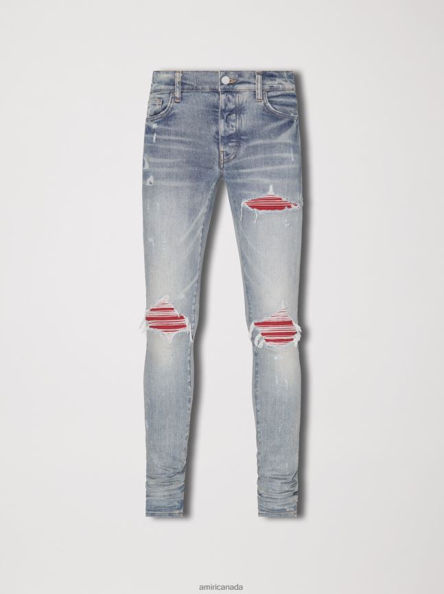 Clothing AMIRI Lunar New Year Mx1 Clay Indigo/Red Men ZXNJX834