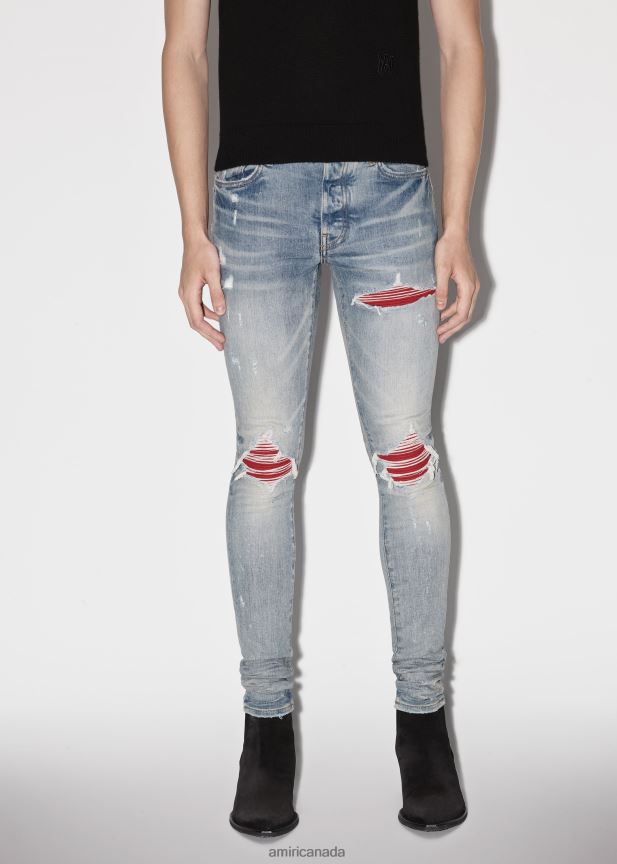 Clothing AMIRI Lunar New Year Mx1 Clay Indigo/Red Men ZXNJX834