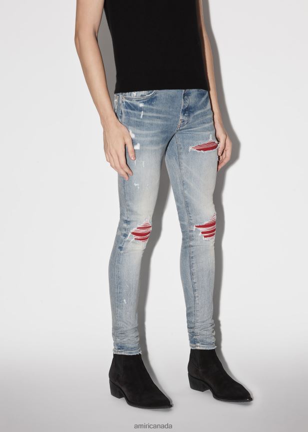 Clothing AMIRI Lunar New Year Mx1 Clay Indigo/Red Men ZXNJX834