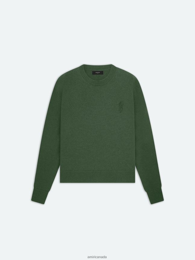 Clothing AMIRI Brand Stack Crewneck Spindle Tree Men ZXNJX8122