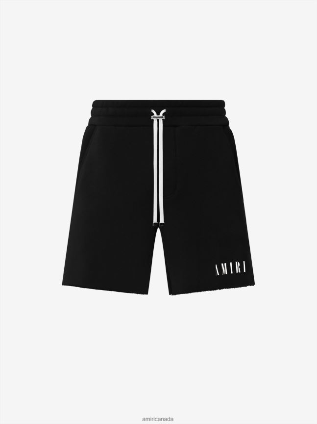 Clothing AMIRI Brand Core Logo Sweatshorts Black Men ZXNJX8183