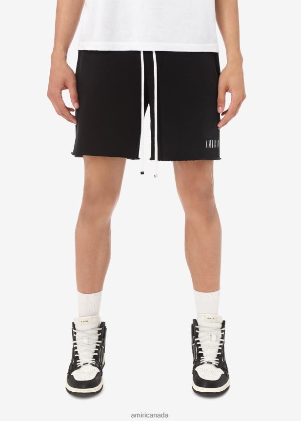 Clothing AMIRI Brand Core Logo Sweatshorts Black Men ZXNJX8183