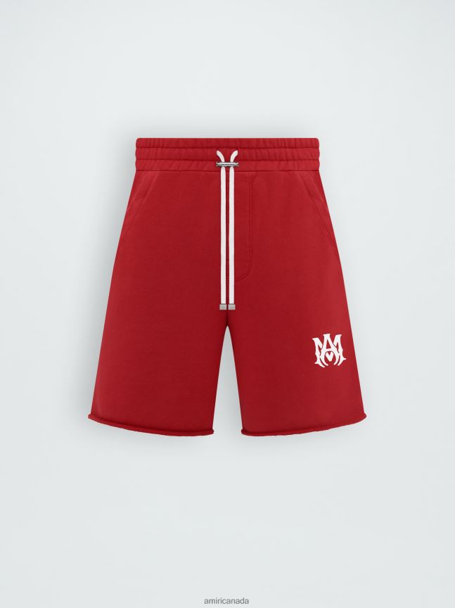 Clothing AMIRI M.A. Logo Short Red Men ZXNJX8181