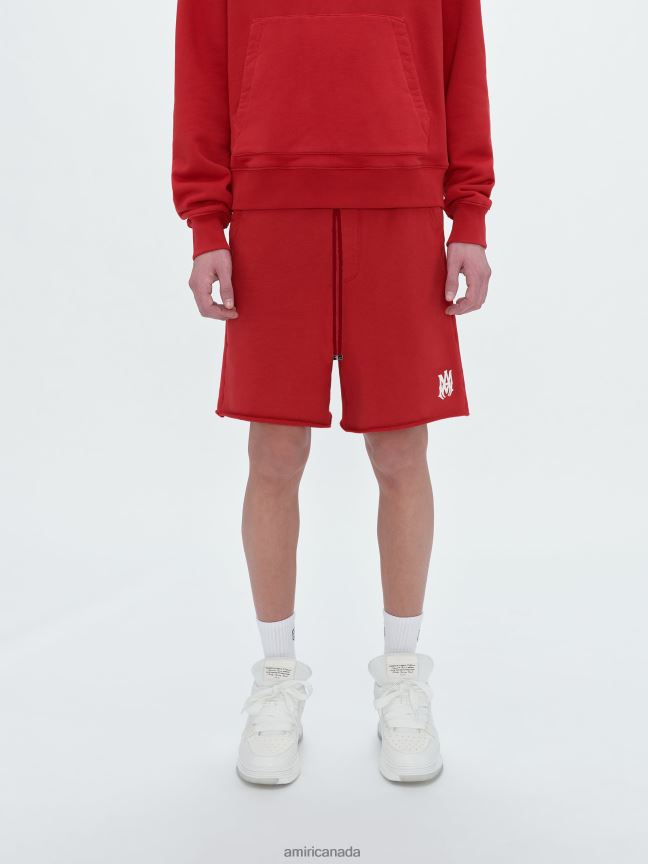 Clothing AMIRI M.A. Logo Short Red Men ZXNJX8181