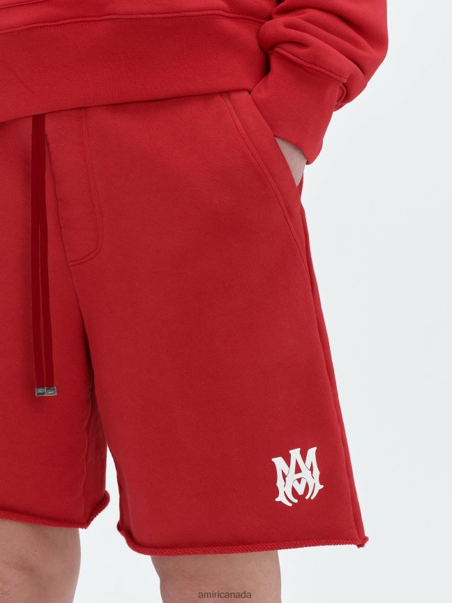 Clothing AMIRI M.A. Logo Short Red Men ZXNJX8181
