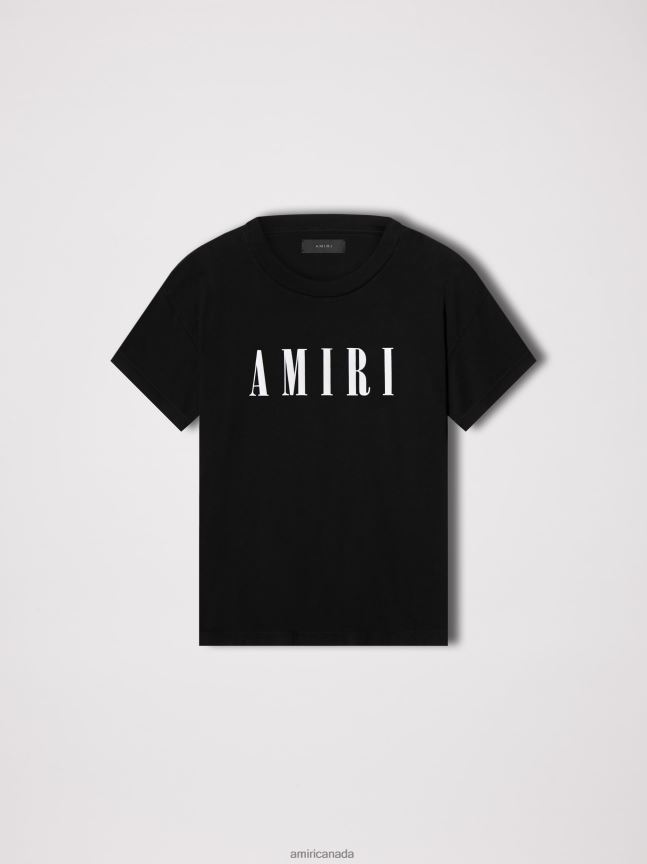 Clothing AMIRI Brand Core Logo Tee Black Men ZXNJX878