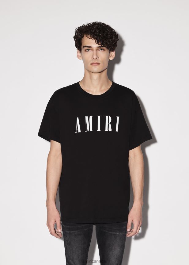 Clothing AMIRI Brand Core Logo Tee Black Men ZXNJX878