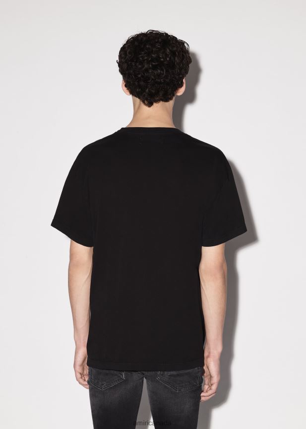 Clothing AMIRI Brand Core Logo Tee Black Men ZXNJX878